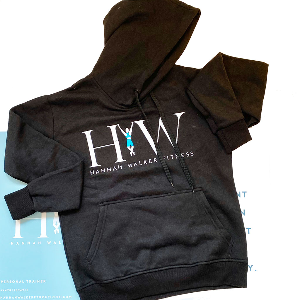 Full Length Unisex Hoody Black