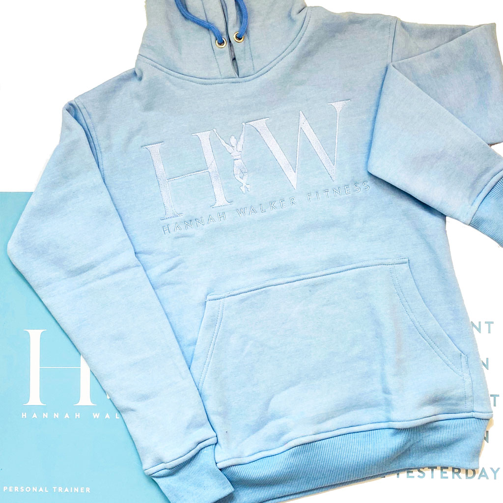 Full Length Unisex Hoody Blue